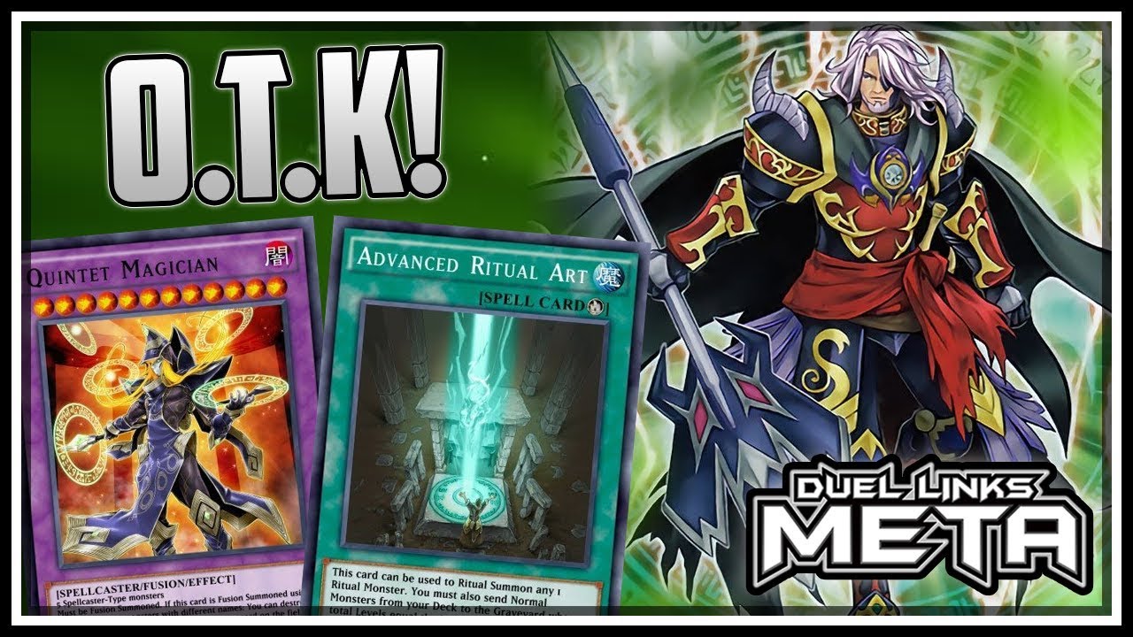Nekroz One Turn Kill with Quintet Magician! [Yu-Gi-Oh! Duel Links]