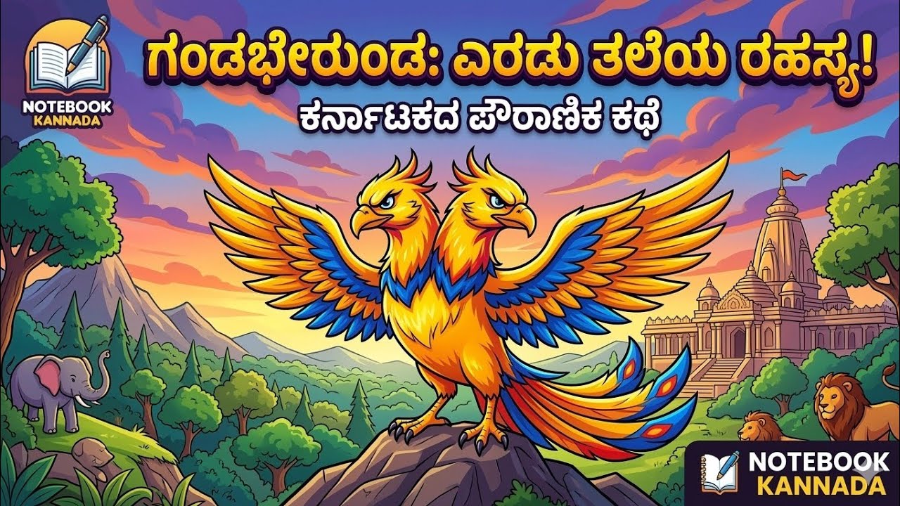 ಗಂಡಭೇರುಂಡ: ಎರಡು ತಲೆಯ ಹಕ್ಕಿಯ ಭಯಾನಕ ರಹಸ್ಯ! 🦅🔥 | The Legend of Gandaberunda