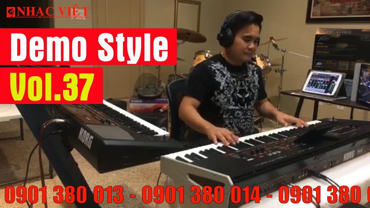 KORG PA700, PA1000 và PA4X: Demo Style Korg Vol 37 mới