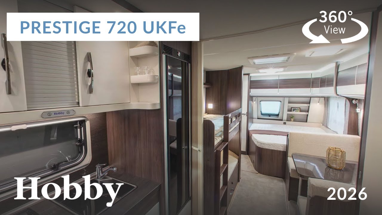 Hobby PRESTIGE 720 UKFe - Saison 2026