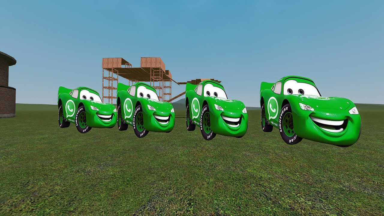 Lighting McQueen whattuupps Nextbots vs Towers Gmod