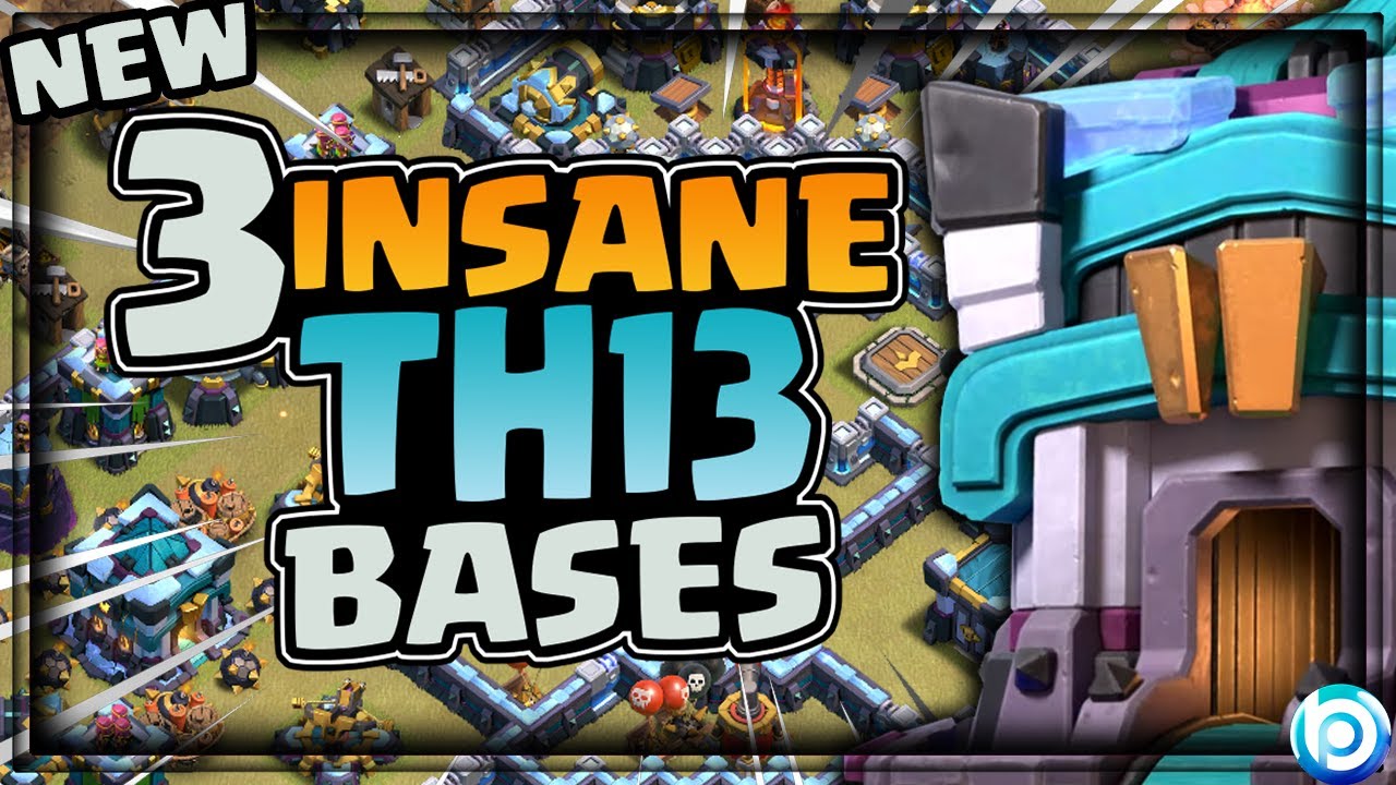 3 NEW TH13 BASE LINKS! BEST Town hall 13 bases | Clash of Clans |