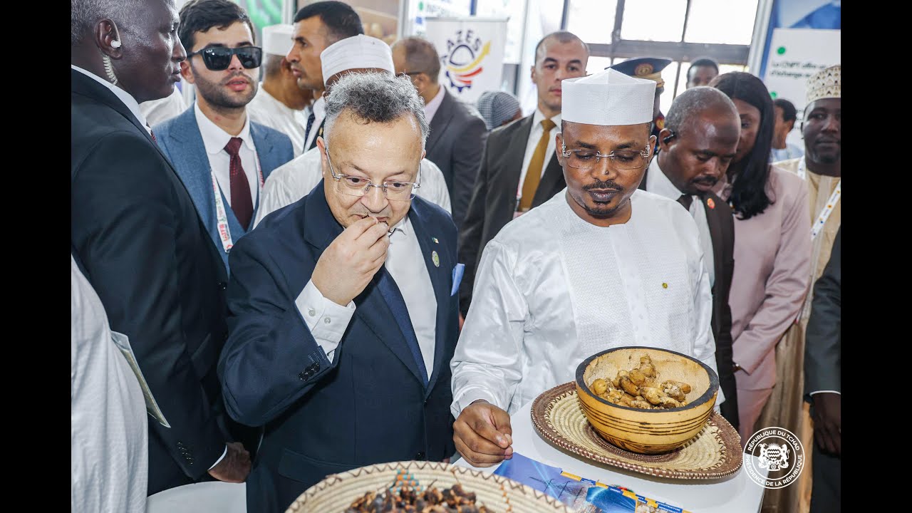 المعرض الإفريقي للتجارة البينية 2025:رئيس الجمهورية يتفقد جناح تشاد في قصر المعارض بالعاصمة الجزائر