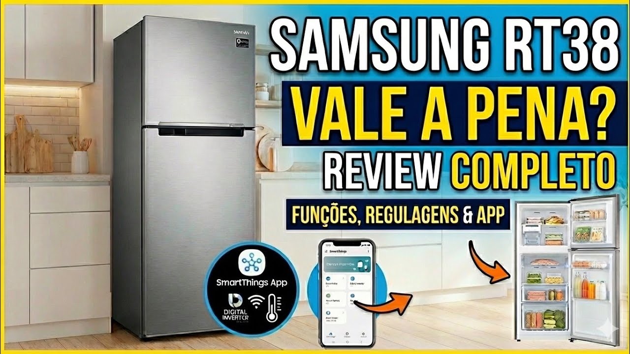 Geladeira Samsung RT38 com conexao WIFI e controle pelo celular