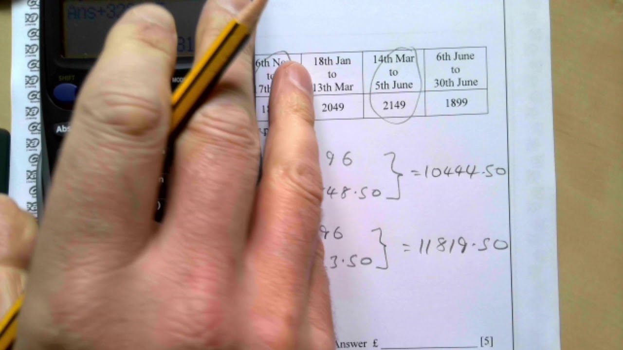 CCEA   GCSE  Maths   M6   Paper 2   Jan 2020