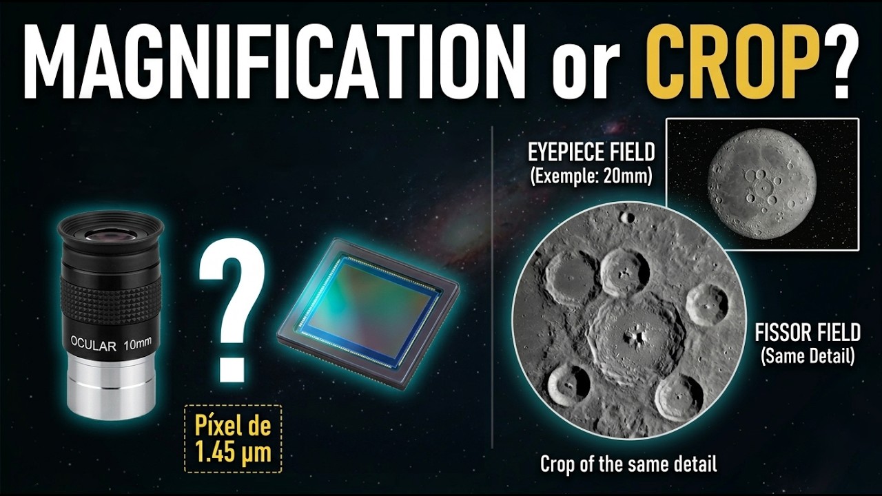Telescope Magnification or CROP? 🔭 What your sensor REALLY sees?