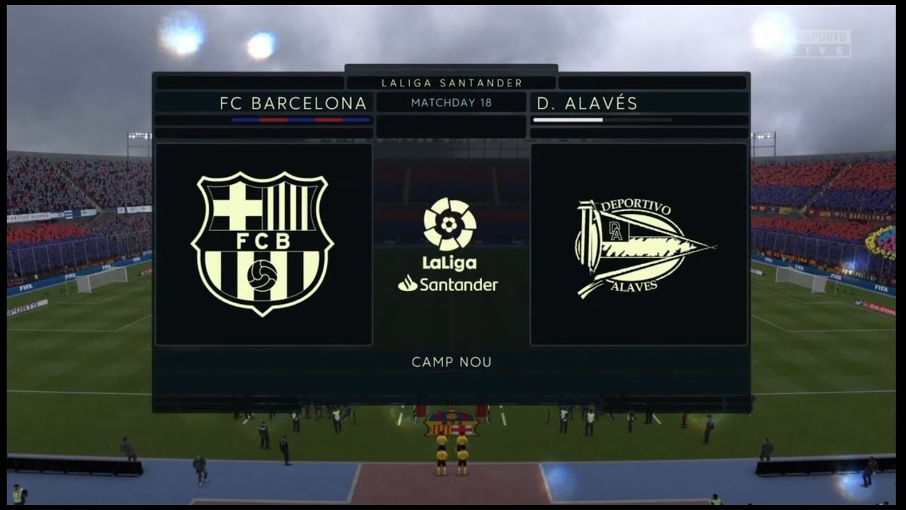 FIFA 20: турнир La liga с участием FC Barcelona (Matchday-18) (PS4 slim)