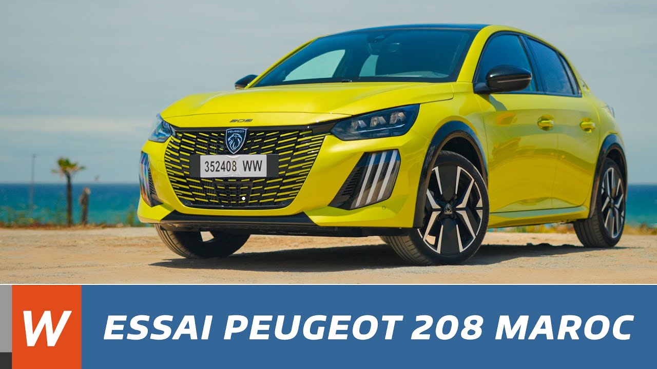 Essai de la PEUGEOT 208 2024 Maroc - تجربة قيادة المغرب