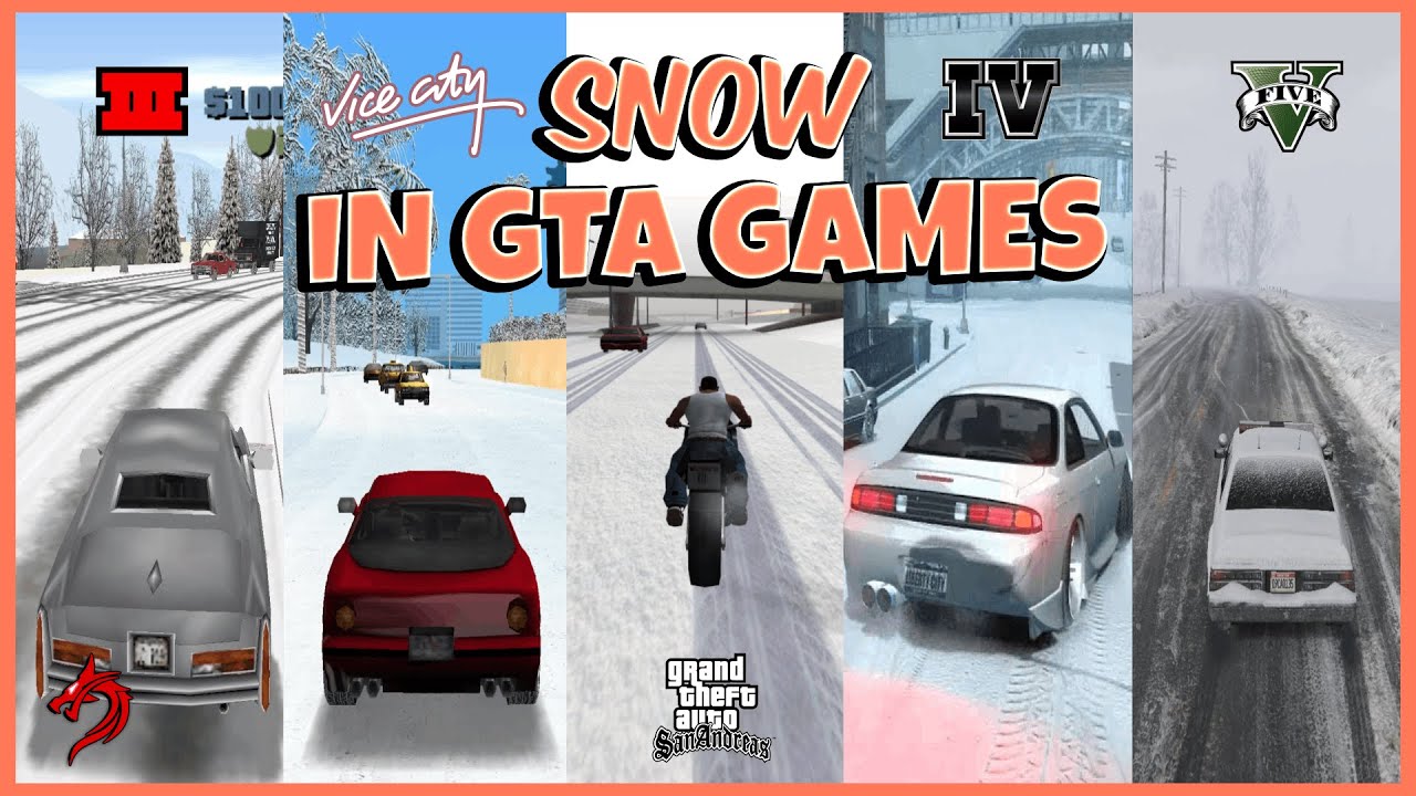 I Added Winter to Every GTA Game...❄️