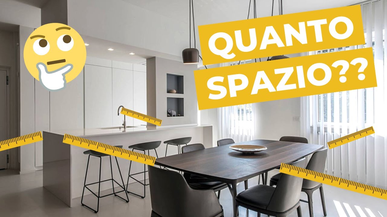 Sai quanto SPAZIO occorre lasciare tra i MOBILI?