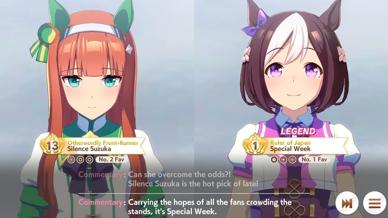 Legend Race: Silence Suzuka vs Special Week | Global Umamusume