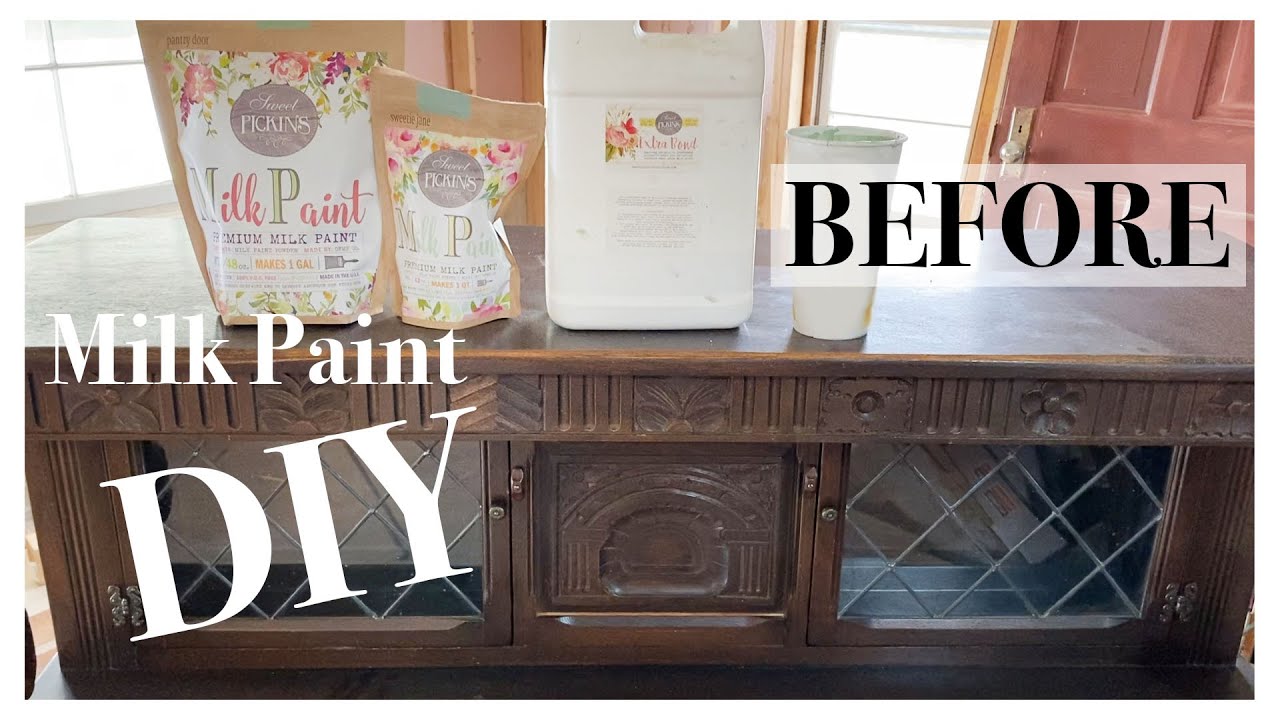 Painted Furniture  EASY DIY We Spray Milk Paint!