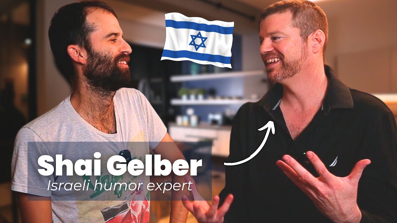 Israeli Humor Unveiled: an advanced Hebrew conversation with Shai Gelber (with subtitles)