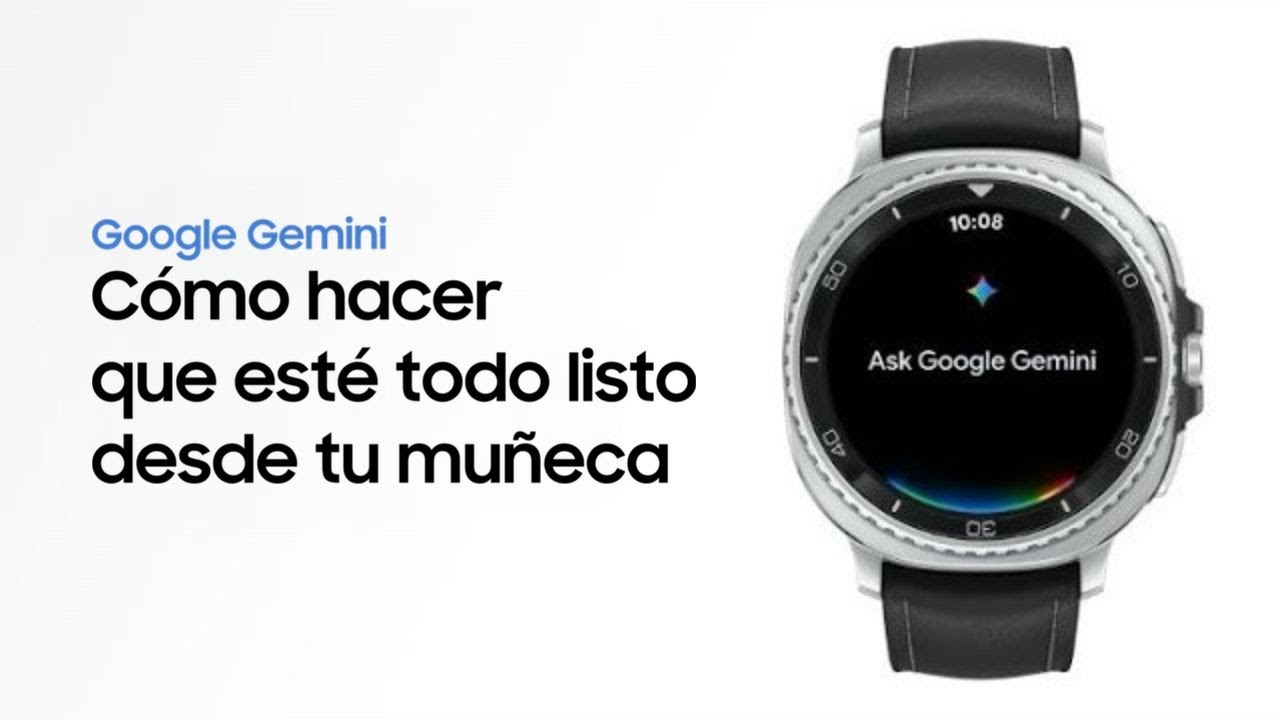 C&oacute;mo usar Google Gemini | Galaxy Watch8 Series | Samsung