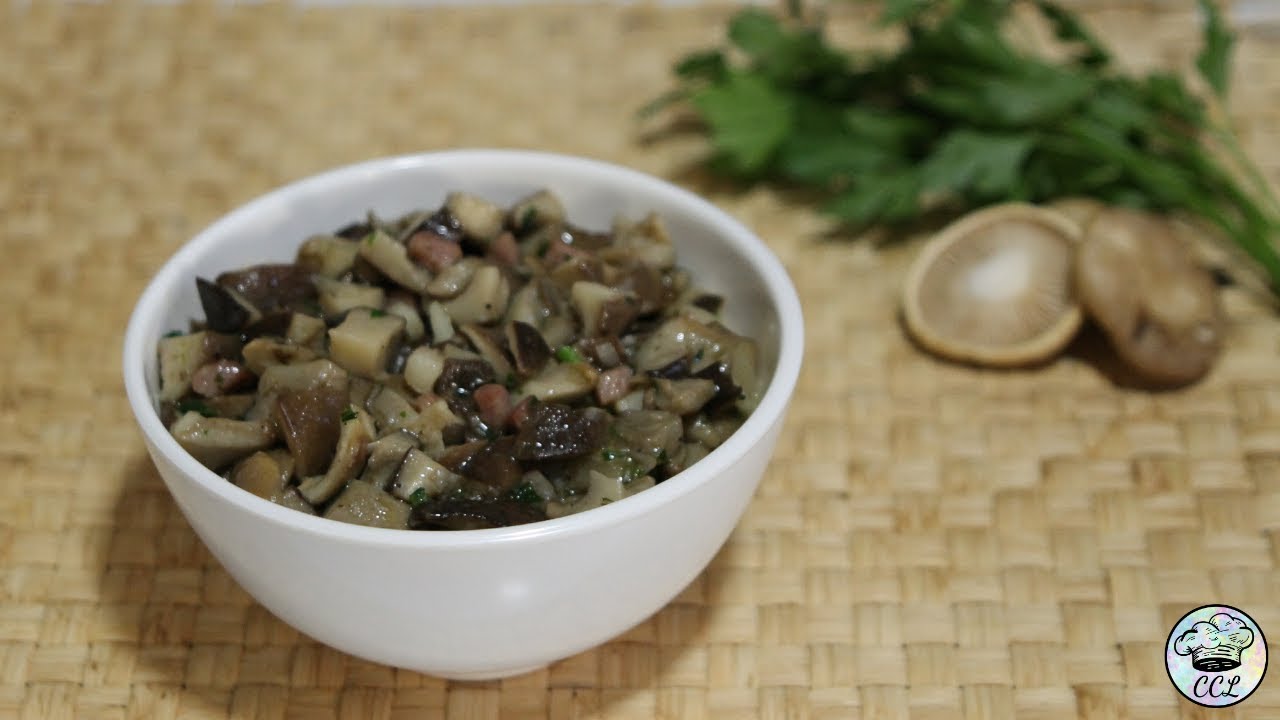 SETAS DE CARDO AL AJILLO | Setas de Oto&ntilde;o con jam&oacute;n