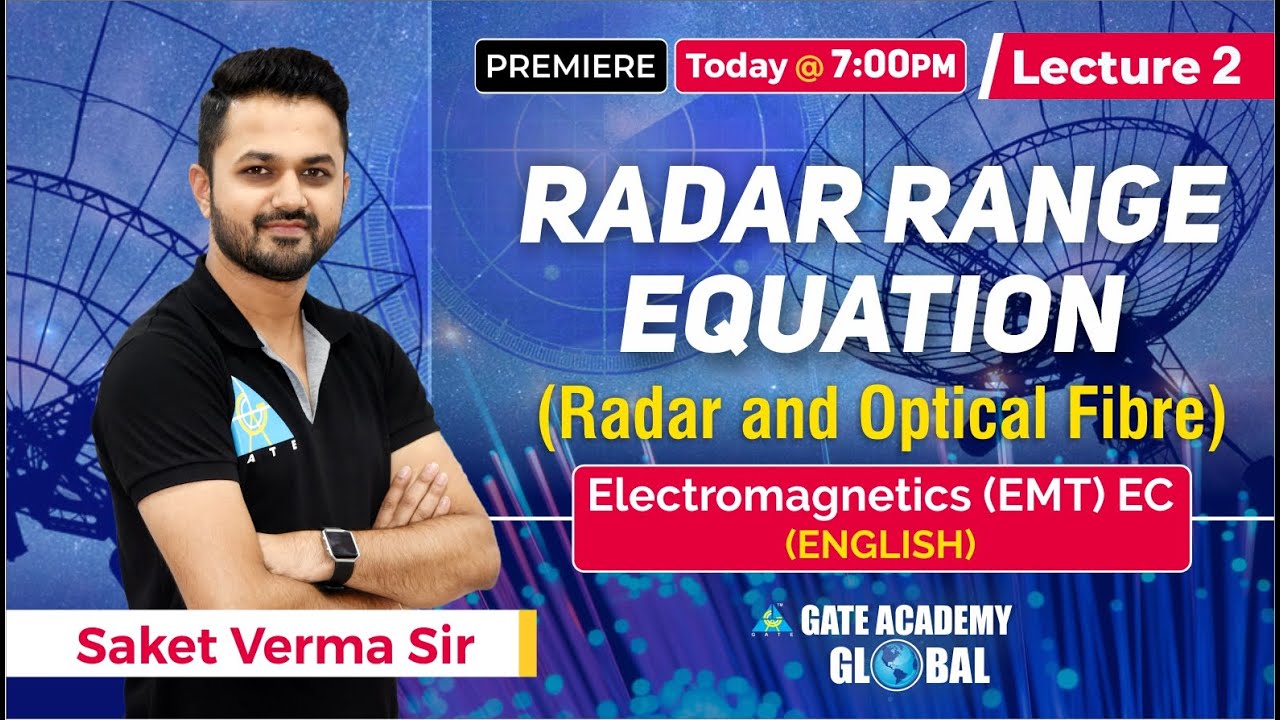 Radar Range Equation | Lecture 2 | Radar and Optical Fibre | EMT | EC