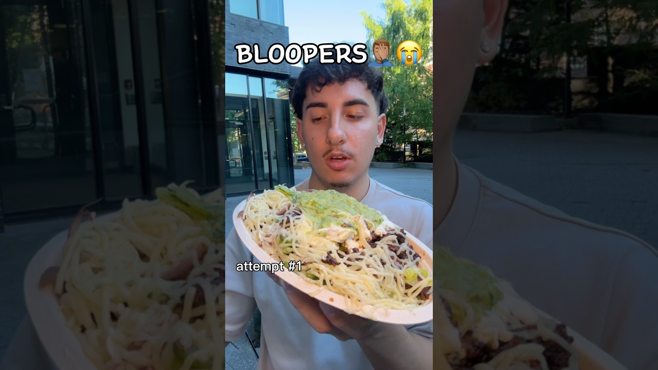 Chipotle Order Bloopers 🤦🏽&zwj;♂️😭 #chipotle