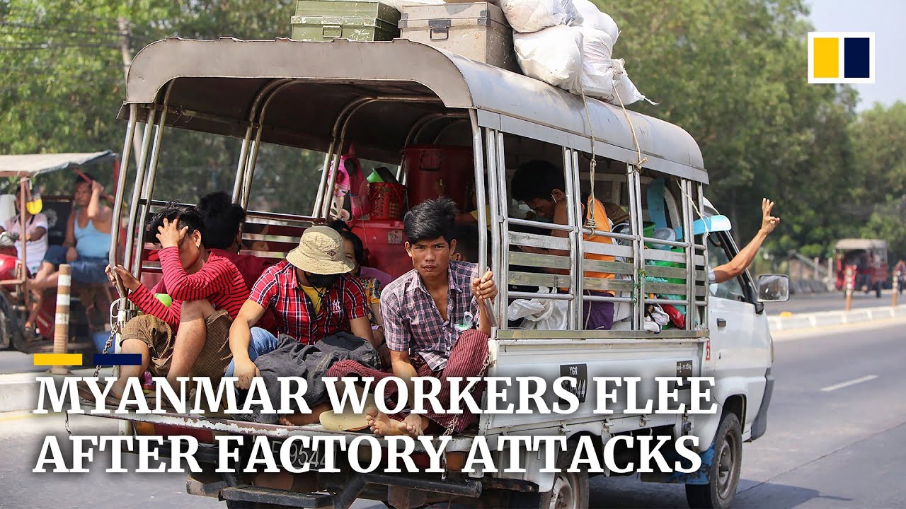 Myanmar workers flee after Chinese-funded factories torched