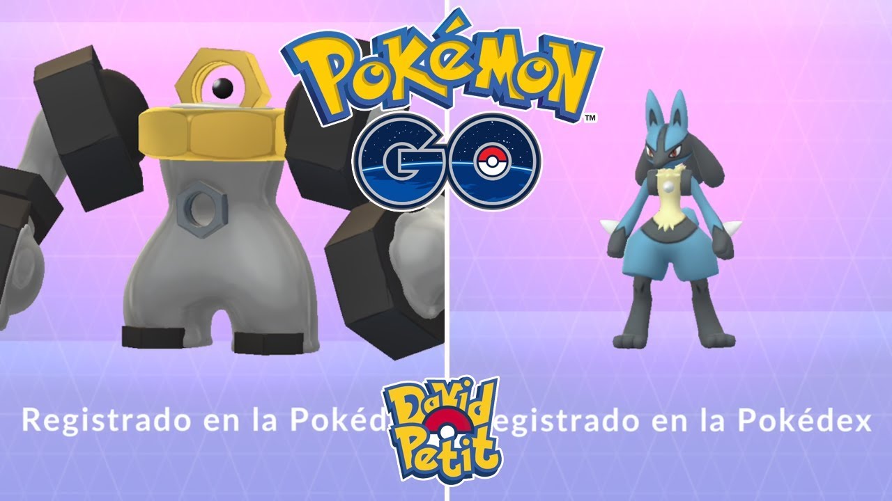 DOS REGISTROS MUY ESPECIALES EN UN DÍA COMPLETO! LUCARIO Y MELMETAL AL FIN! [Pokémon GO-davidpetit]