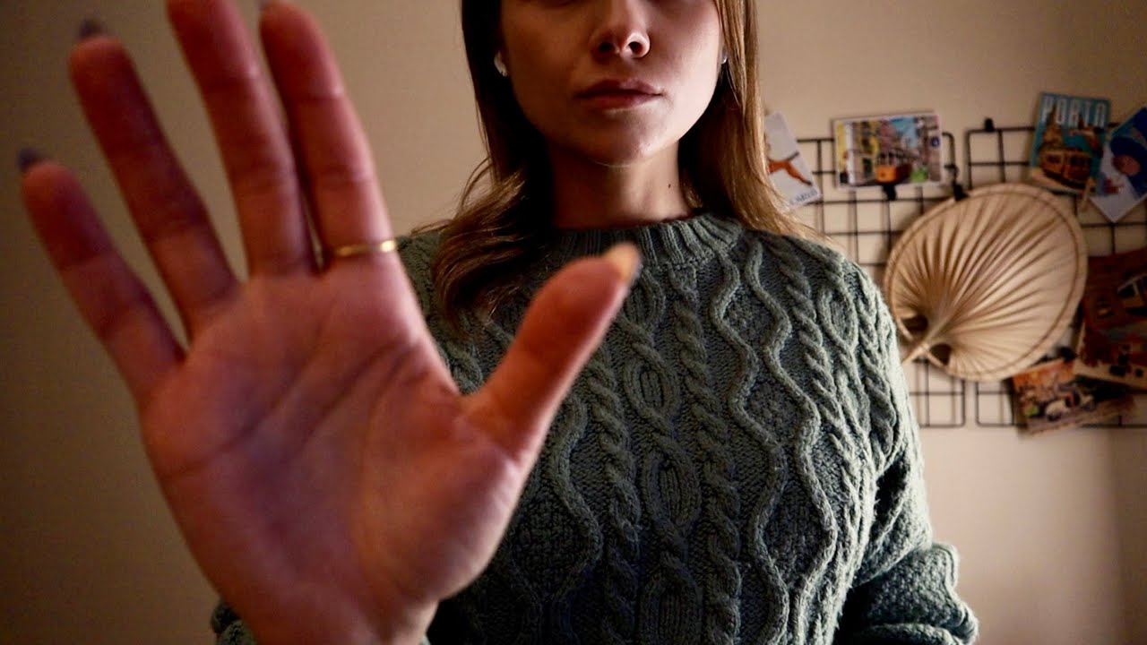 ASMR Hand Movement | Slow & No Talking | Echo Breaching | Mouth Sounds for Sleep