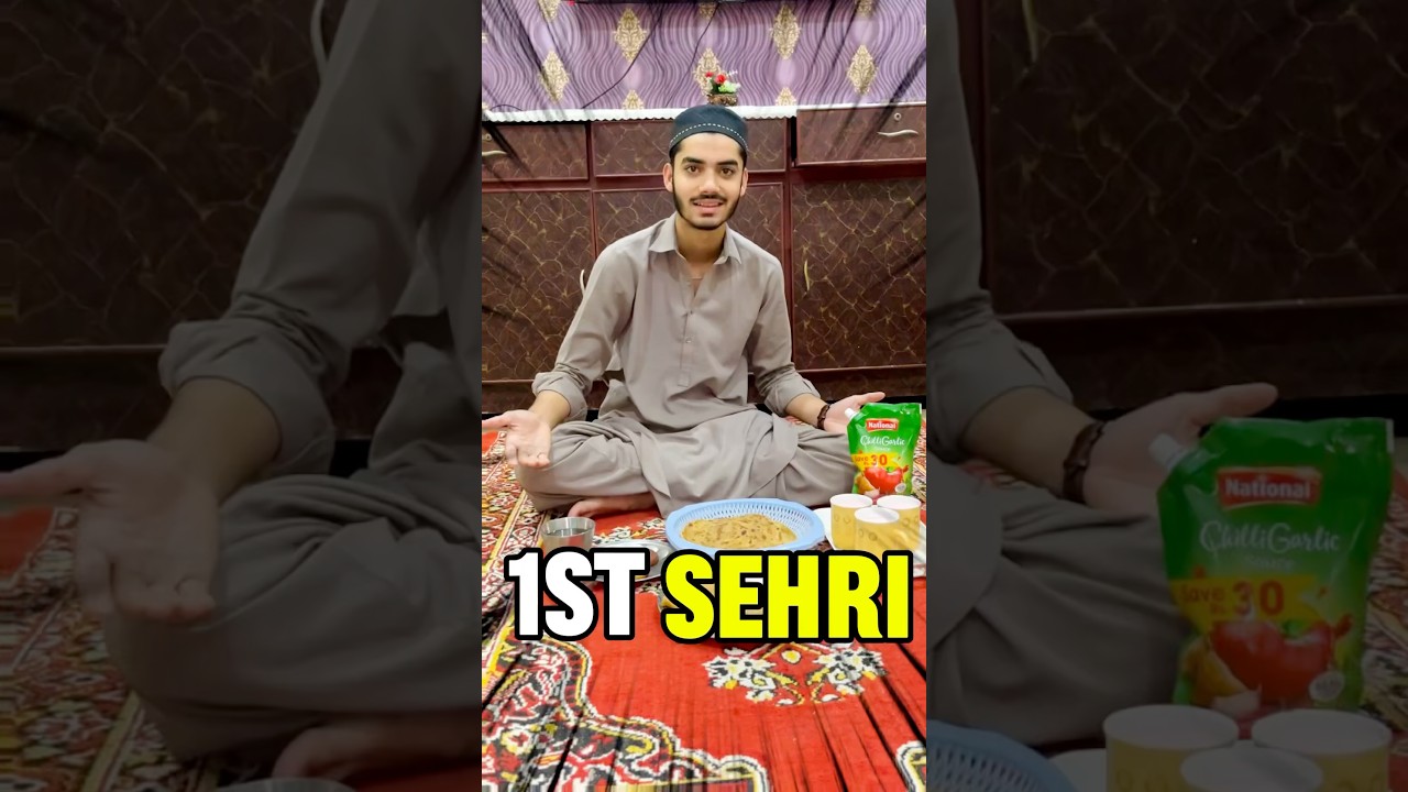 1st Sehri of Ramzan sharif ❤️.             #haiderjanivlogs #minivlog #viralvideo #1stramzan
