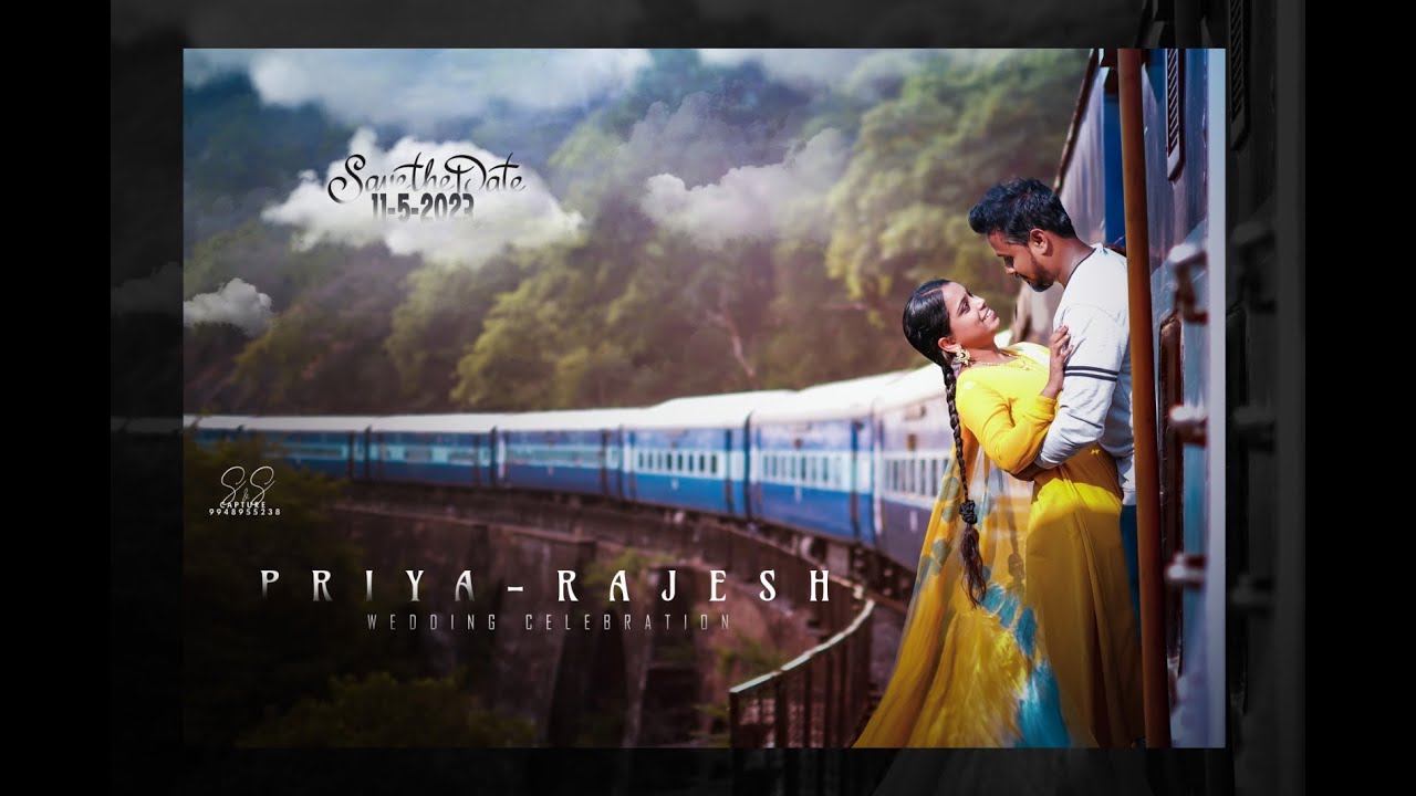 Rajesh & Priya save the date