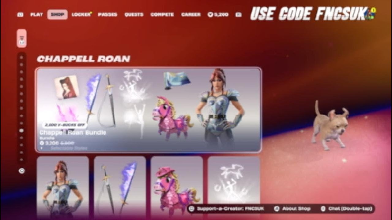 FORTNITE GLASSWORKS WRAP NEW + PEELTERGEIST BUNDLE RETURNED