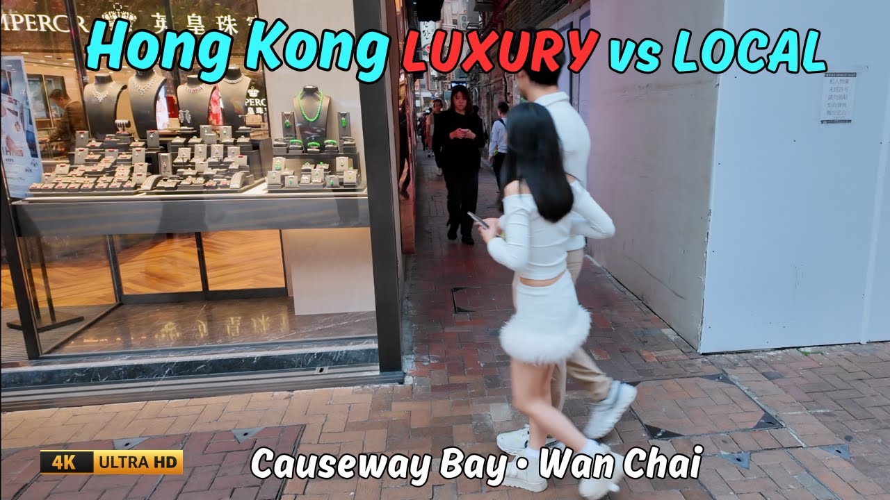 Hong Kong | Luxury Shopping & Local Markets in Causeway Bay & Wan Chai!