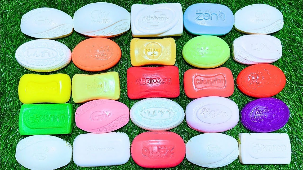 Satisfying Soap Carving & Crushing - Rainbow Soap Collection 🧼