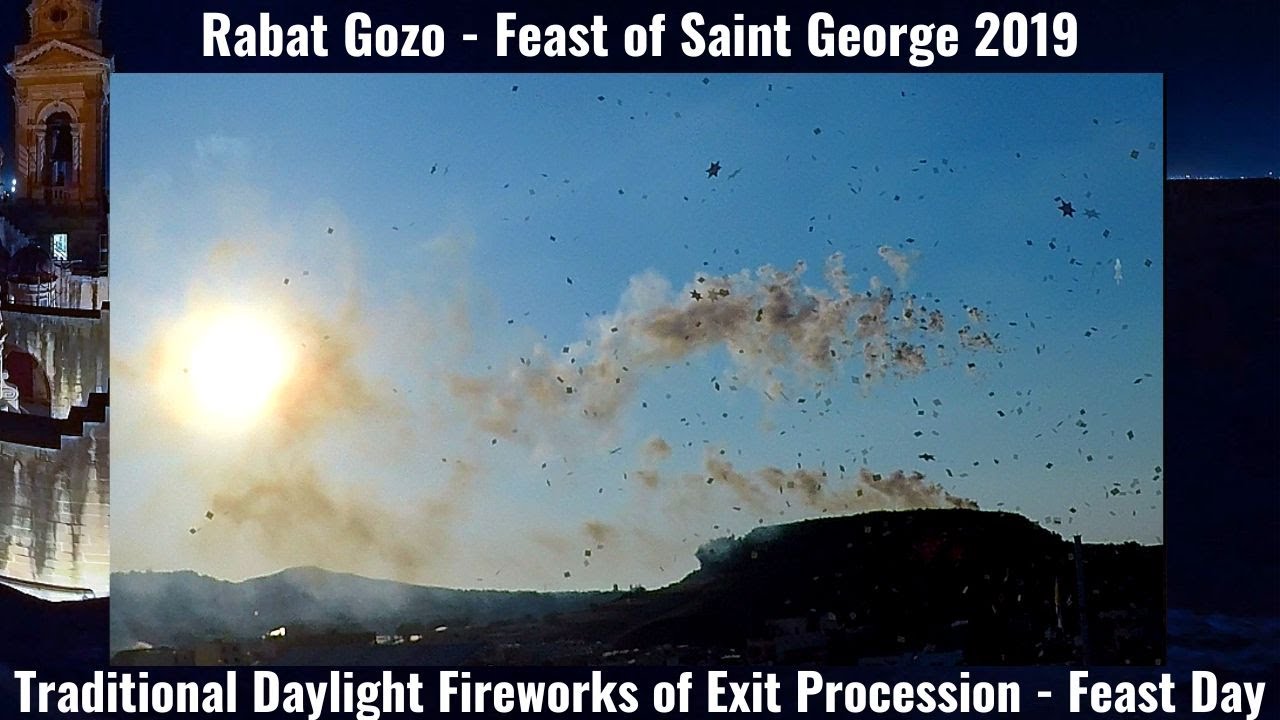 2019 / Rabat (G) / Festa ta' San Ġorġ / Kaxxa Infernali bil-Beraq tal-Ħruġ il-Purċissjoni