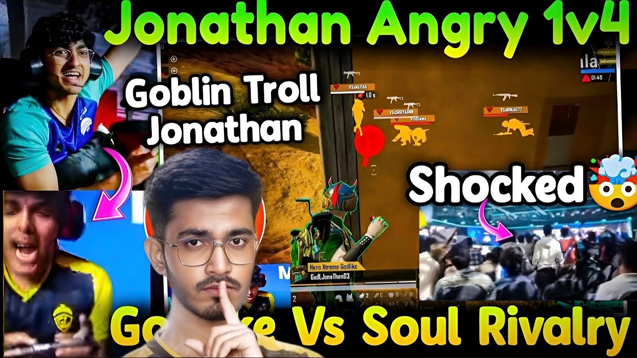 🔥BMSD Day 3 All Godlike Highlights 🏆￼Jonathan 1vs4 In Single Nade🥵💣 Godlike comeback insane🚀 Admino