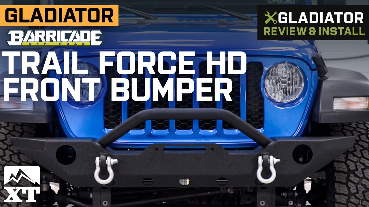 Jeep Gladiator JT Barricade Trail Force HD Front Bumper Review & Install