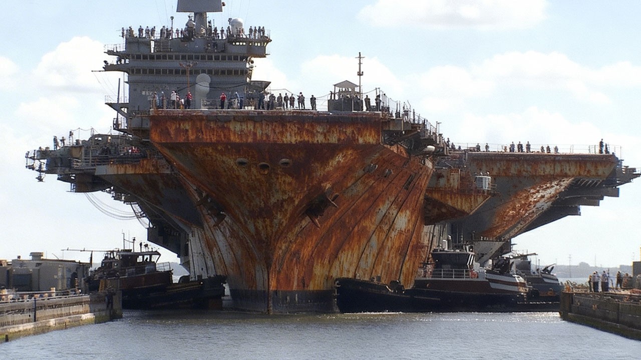 Мы купили старый авианосец USS Enterprise (CVN-80) за 3500 долларов и восстановили его до стоимости