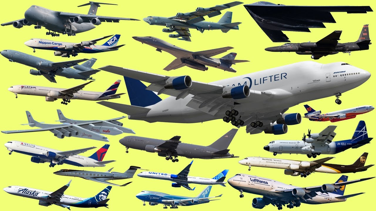 LARGEST AIRCRAFT and BIGGEST AIRPLANE in the United States | Boeing, Lockheed Martin, Stratolaunch