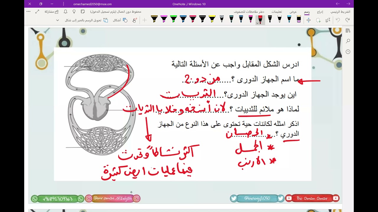 مراجعه إختبار الفصل الدراسي الاول الاحياء ١٠ للعام الدراسي 2021/2022
