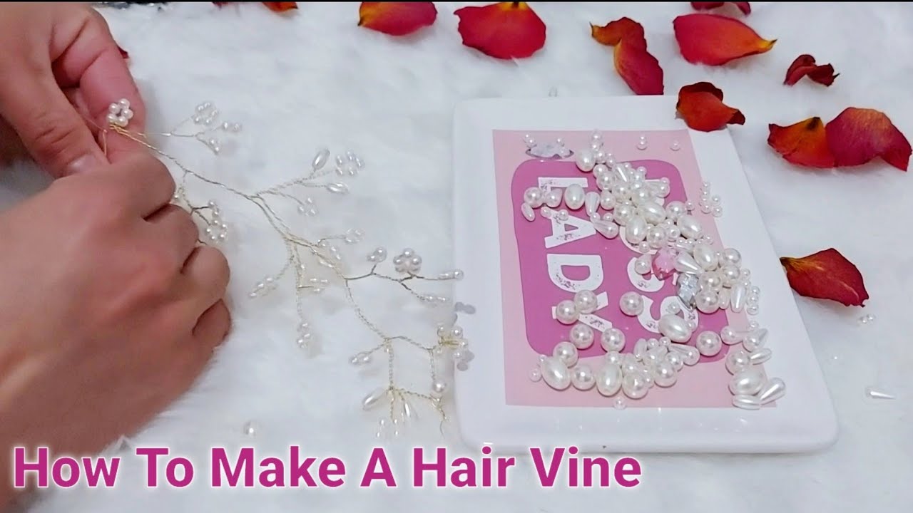 DIY Hair Vine | Babys Breathe Inspired Design | Hair Accessories@labonitahairstyle