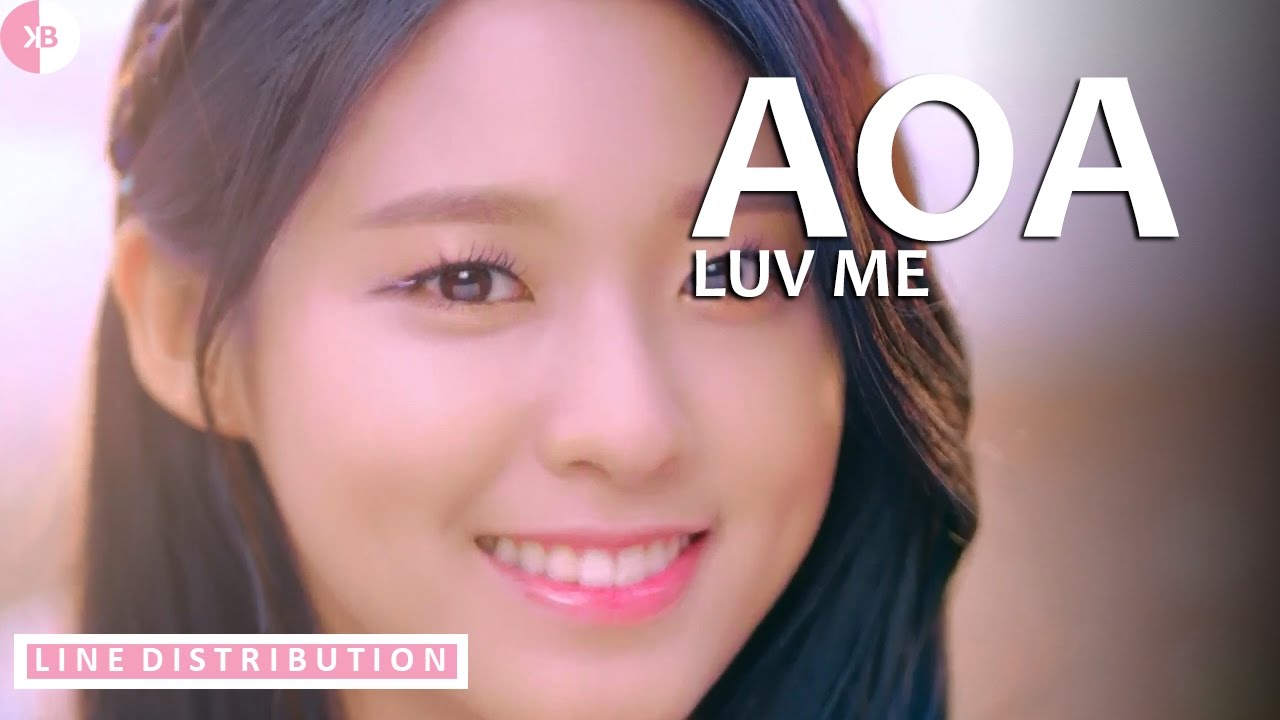 AOA - Luv Me: Line Distribution (Color Coded)