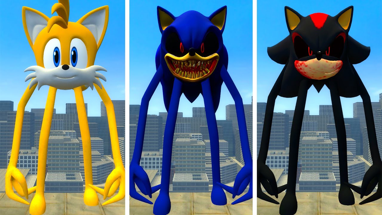 I BECAME NEW SONIC NIGHTMARE SMILEY'S VS TAILS SMILEY'S VS SHADOW.EXE SMILEY'S in Garry's Mod
