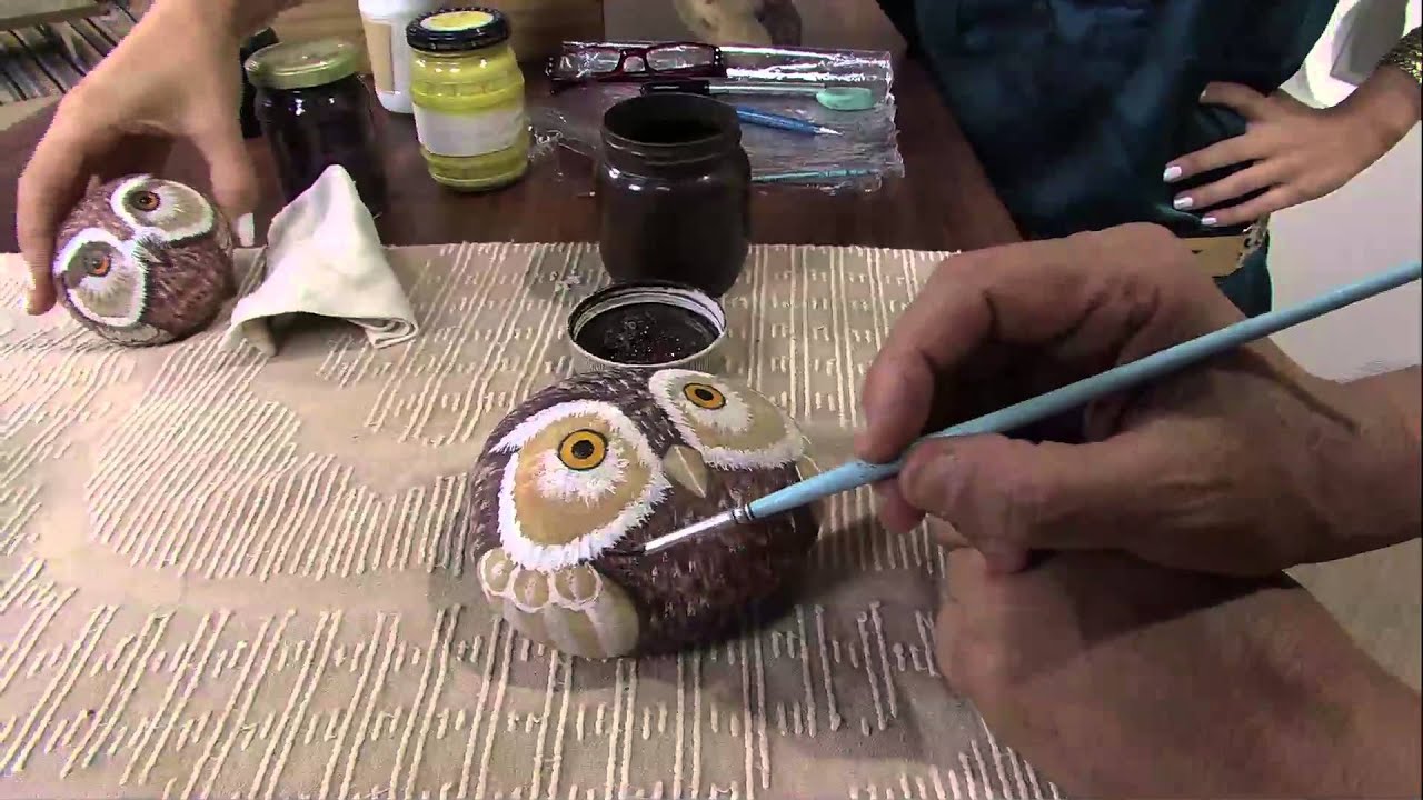 Mulher.com 11/04/2013 Mauricio Moraes - Pintura na pedra  Parte 2