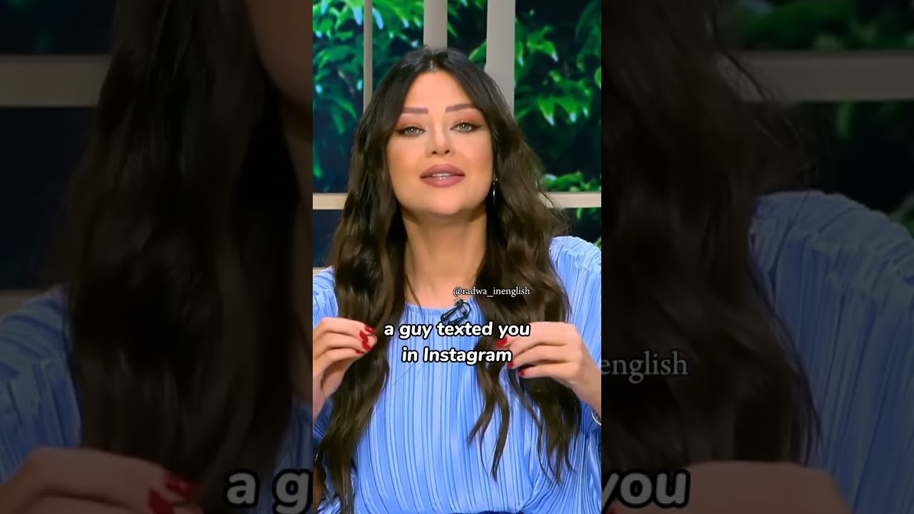 A girl knew a guy from Instagram, Radwa's reaction