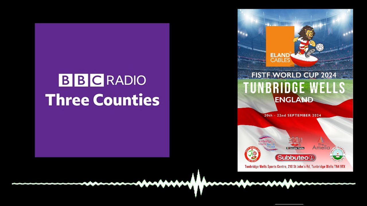 Elliott Bellefontaine on BBC Radio Three Counties talking Subbuteo & FISTF World 20/9/24