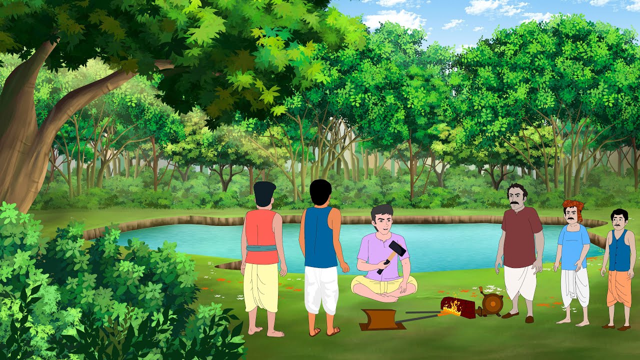 जादुई लोहार | jadui lohar ki kahani | moral story | hindi kahani | gareeb lohar kahani | cartoons