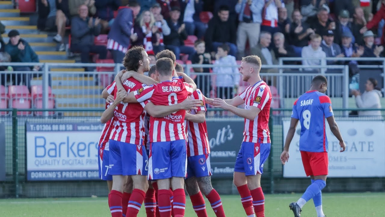 Highlights | Dorking Wanderers 5 Dagenham & Redbridge 1 | Debut goal for Bowerman