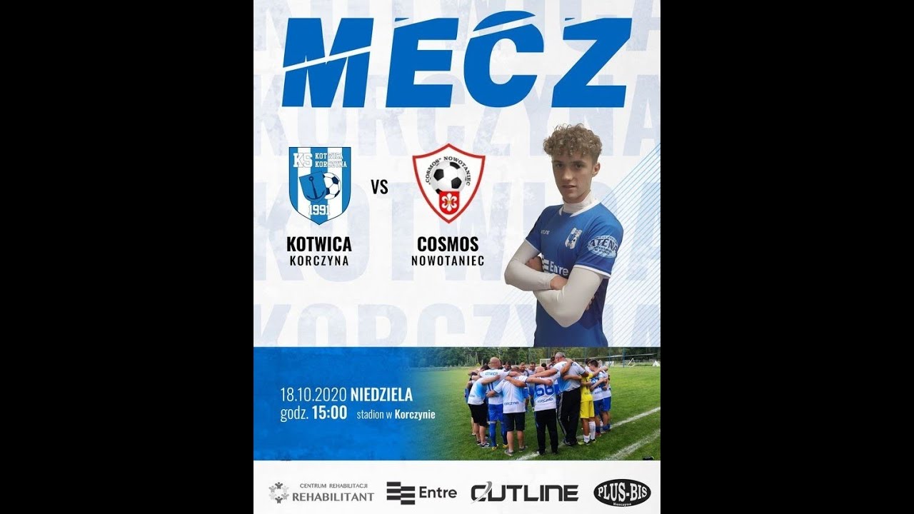 13 kolejka Klasy okręgowej: Kotwica Korczyna - Cosmos Nowotaniec [18.10.2020]