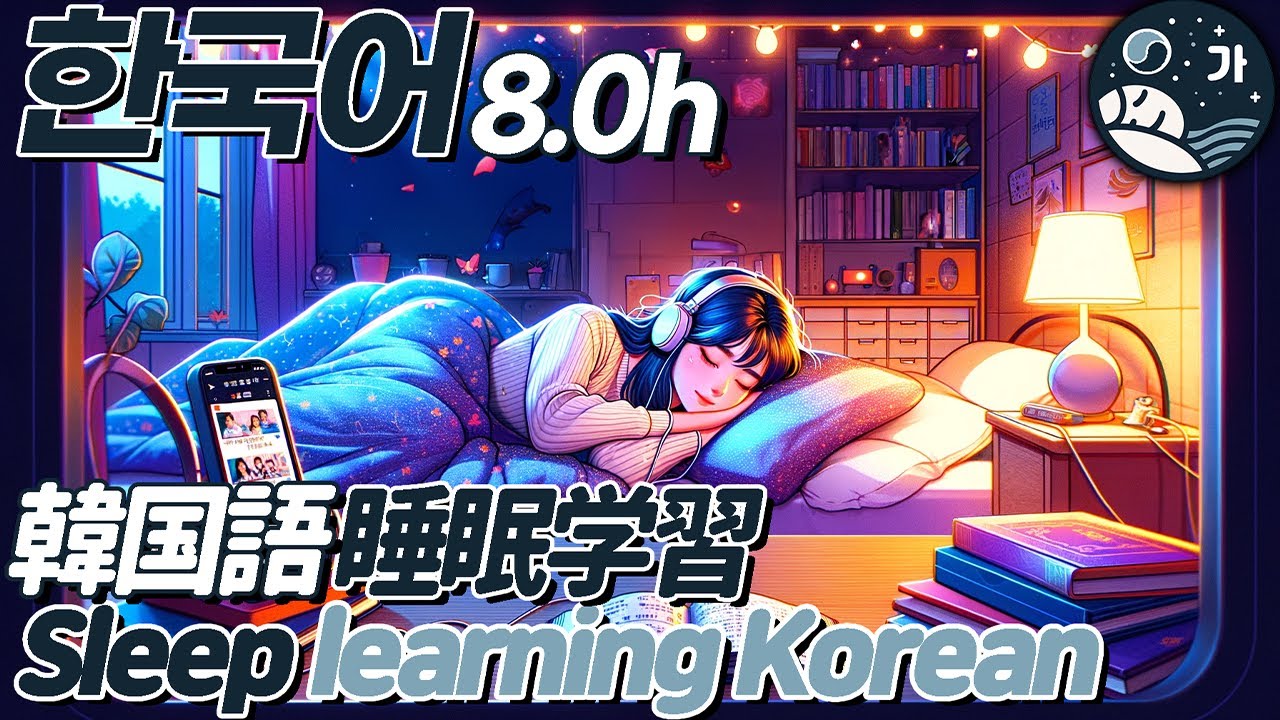 【寝ながら韓国語】5つのオリジナル韓国語物語で至福の睡眠へ💤【中間広告なし】