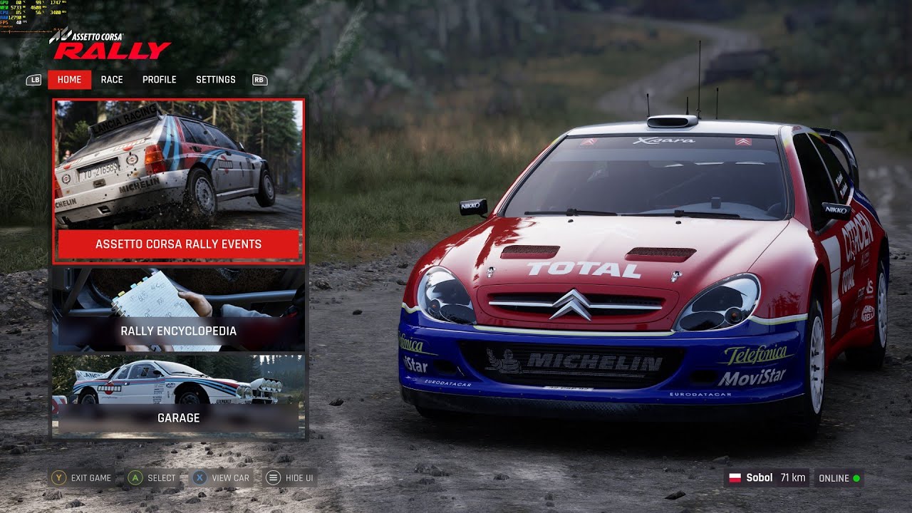 AC Rally | Time Attack | Citroen Xara | Moza R5 | H-pattern shifter