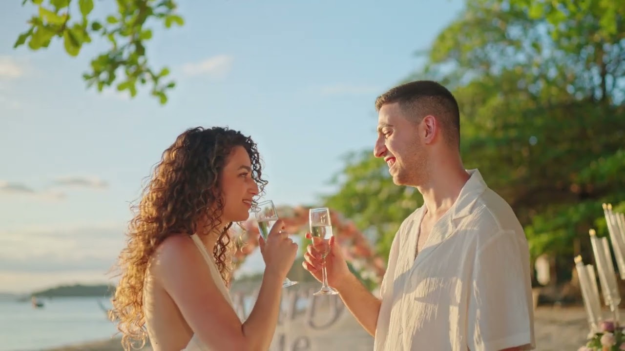 Exciting marriage proposal in Krabi Thailand