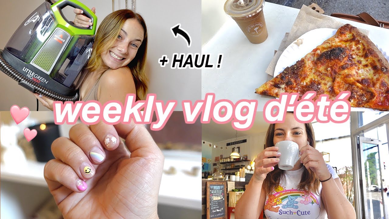 WEEKLY VLOG : journée d'été à Montréal, manucure, achats, deep talk sur la *productivité* ✨☕️🧚