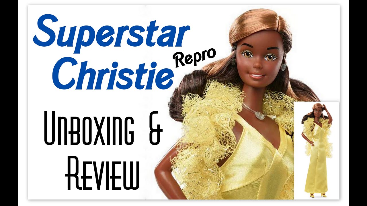 👑 Edmond's Collectible World 🌎:  1977 Superstar Christie Barbie Reproduction Doll Unboxing & Review