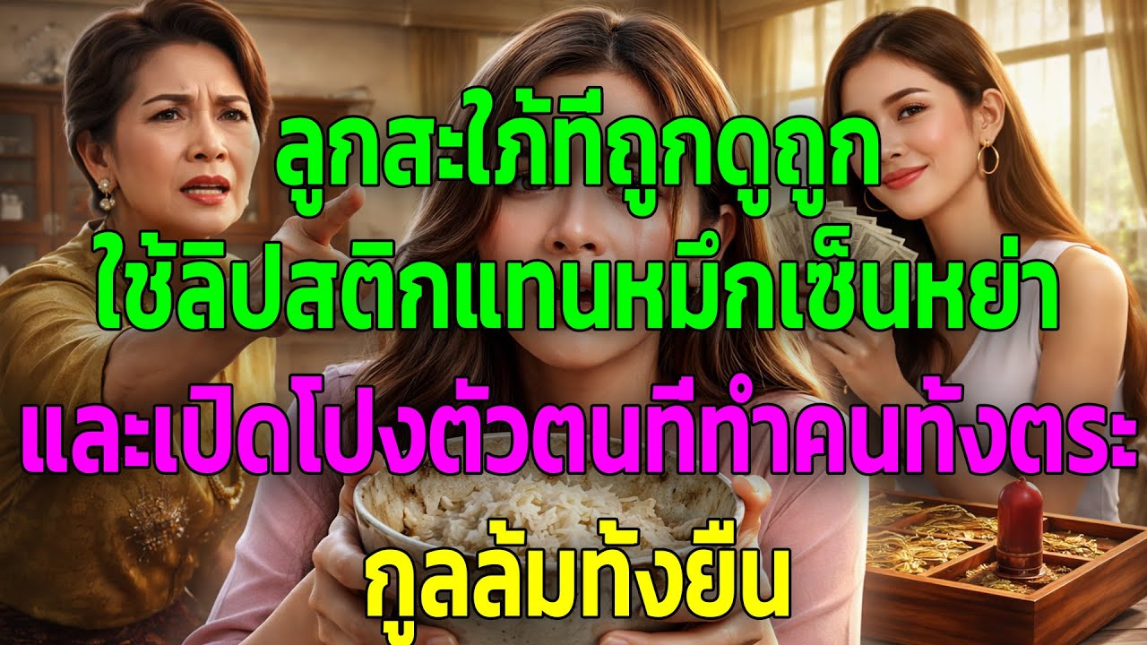 ลูกสะใภ้ที่ถูกดูถูก ใช้ลิปสติกแทนหมึกเซ็นหย่า และเปิดโปงตัวตนที่ทำคนทั้งตระกูลล้มทั้งยืน